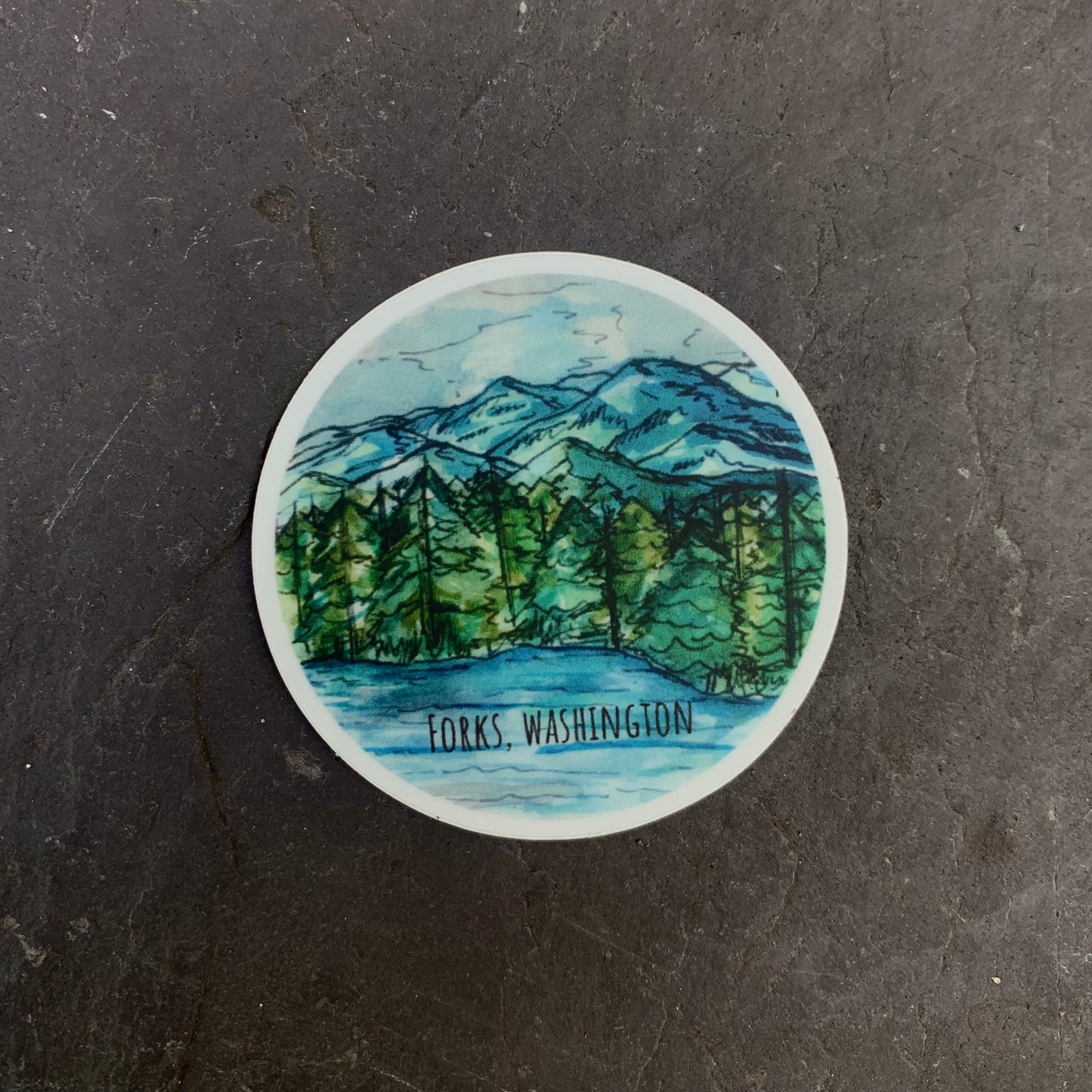 Forks Mini Sticker