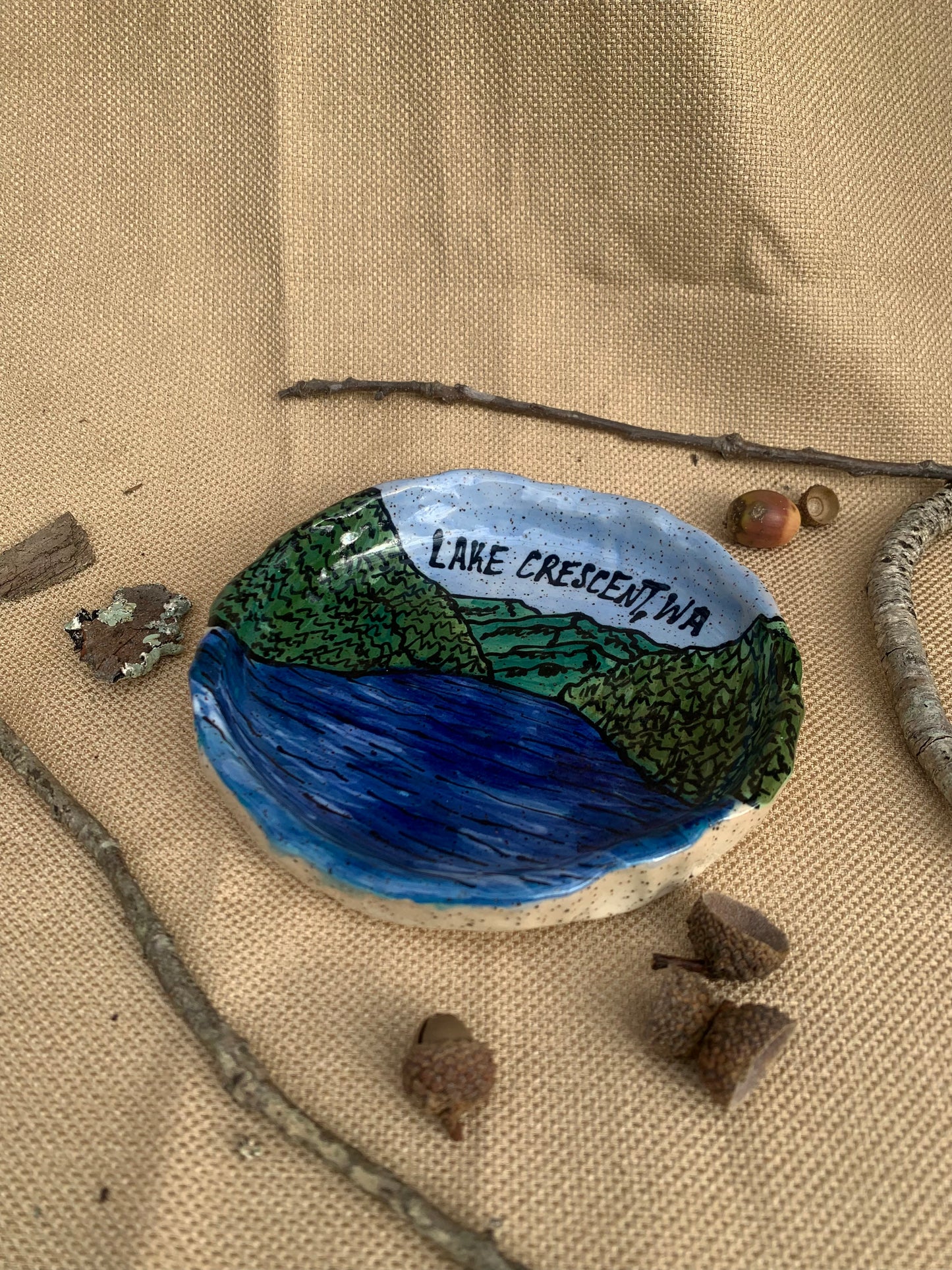 Lake Crescent- Pinch Plate